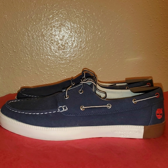Timberlands Mens Canvas Slip on Shoes 11 - Picture 5 of 13